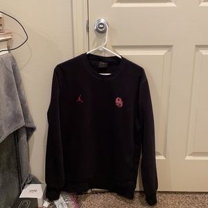 University of Oklahoma Black Jordan Sweatshirt L